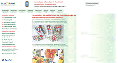 Desktop Screenshot of buntebank.de